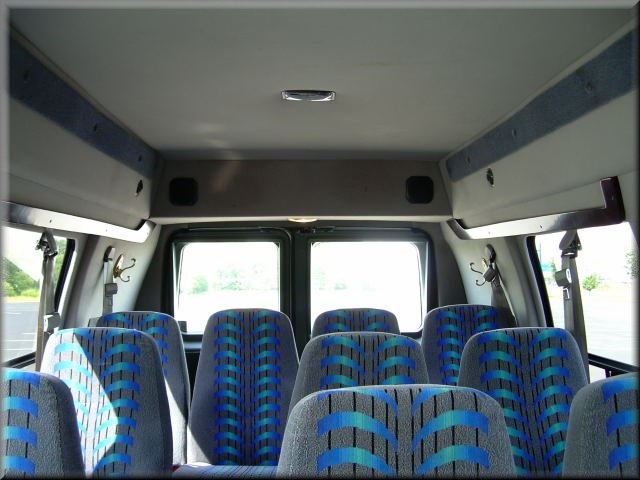 10 passenger Executive Van interior
